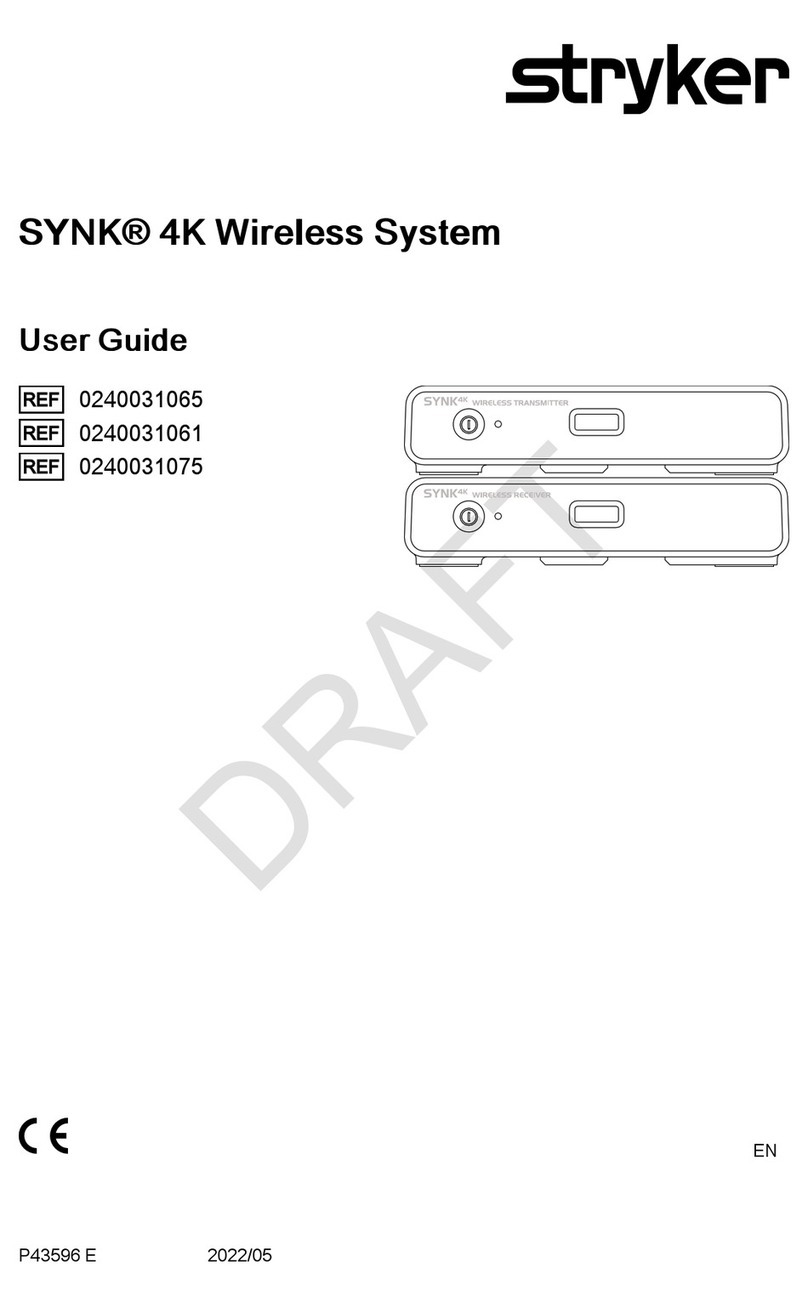 Stryker SYNK 0240031065 user guide