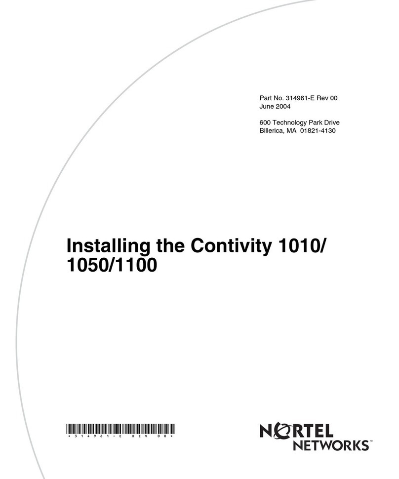 Nortel 1010 Series Instruction Manual