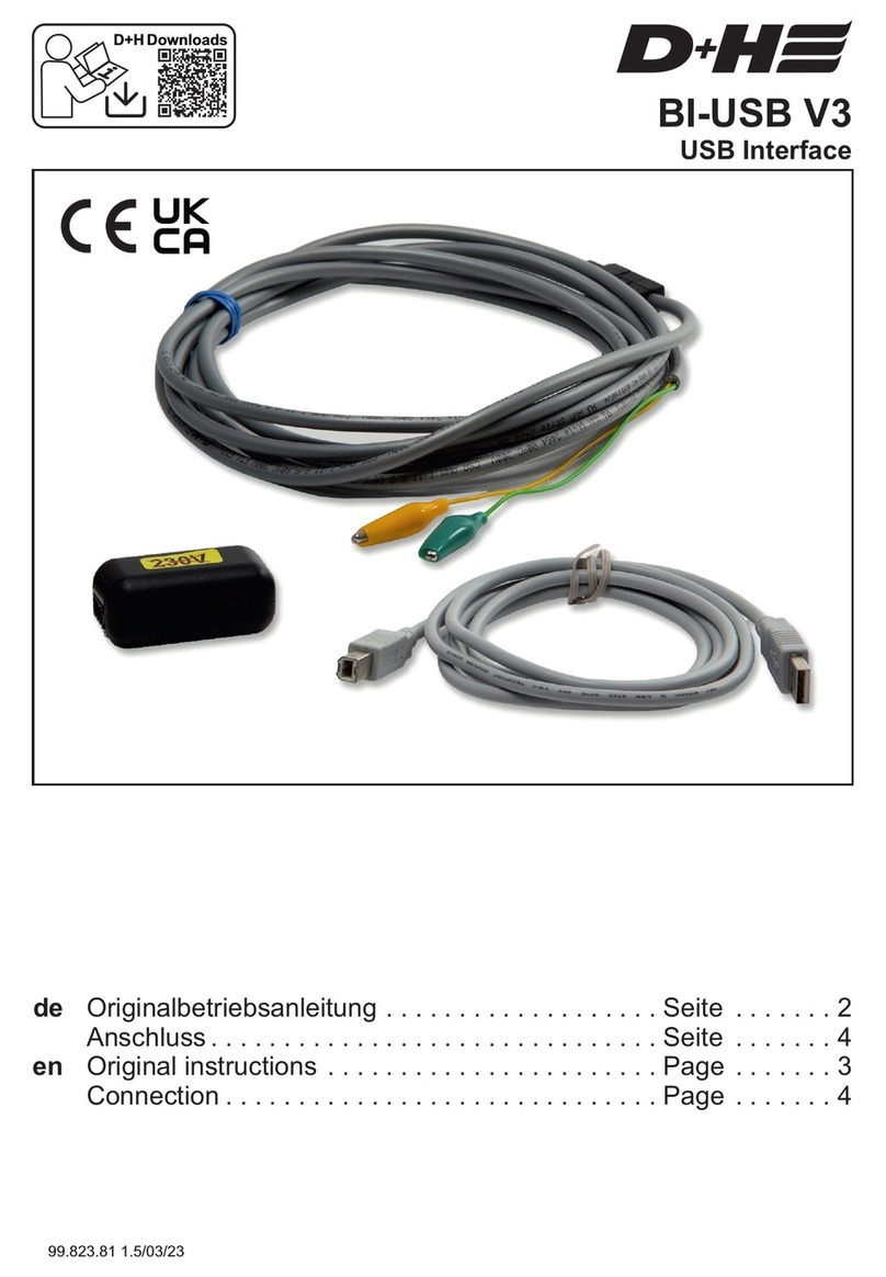 D+H BI-USB V3 Original instructions