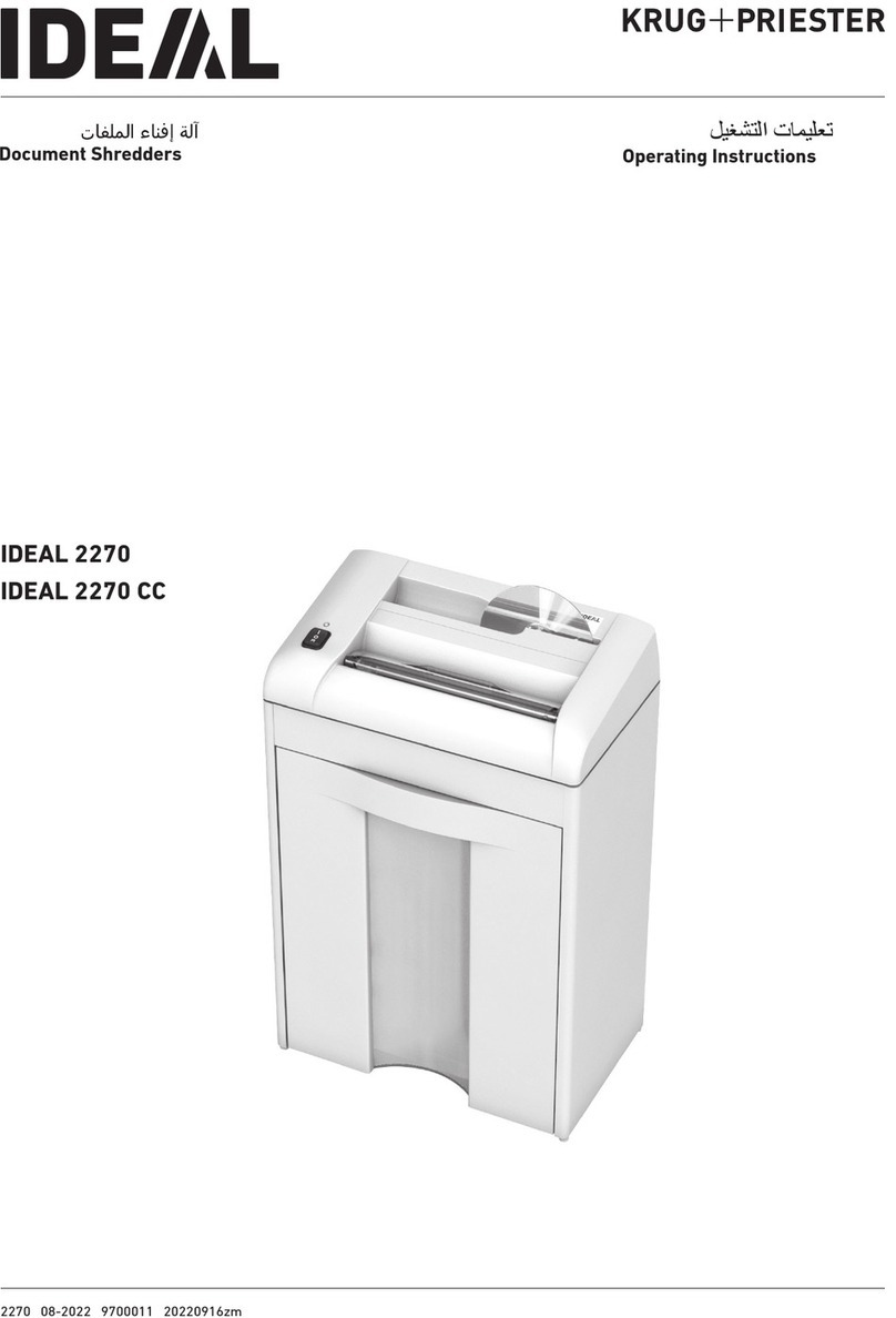 KRUG+PRIESTER IDEAL 2270 User manual