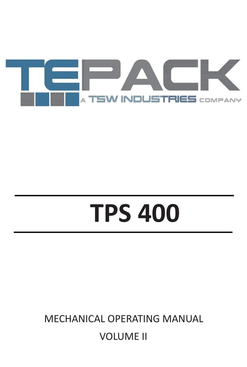 tsw TEPACK TPS 400 operating manual