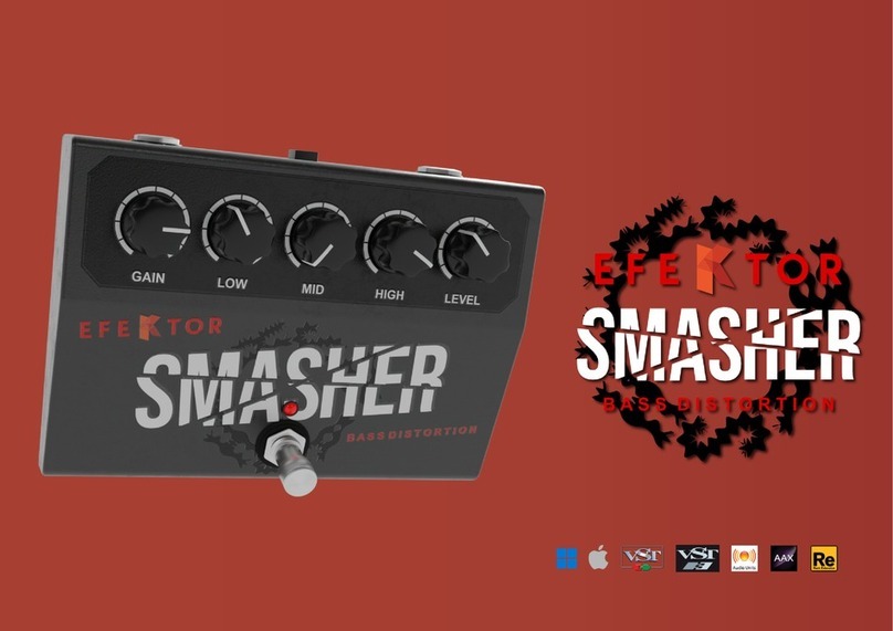 Kuassa EFEKTOR SMASHER manual