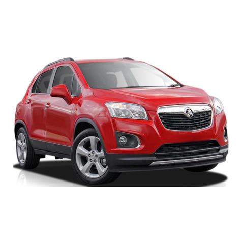 HOLDEN TJ TRAX 2014 User guide