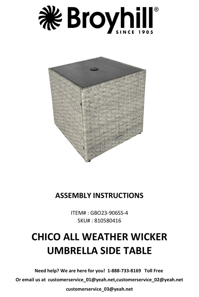 Broyhill CHICO GBO23-906SS-4 Assembly instructions
