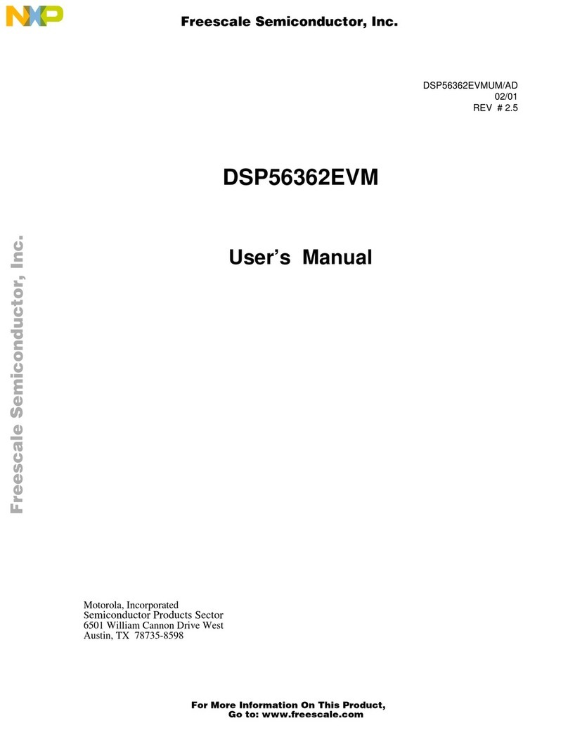 NXP Semiconductors DSP56362EVM user manual