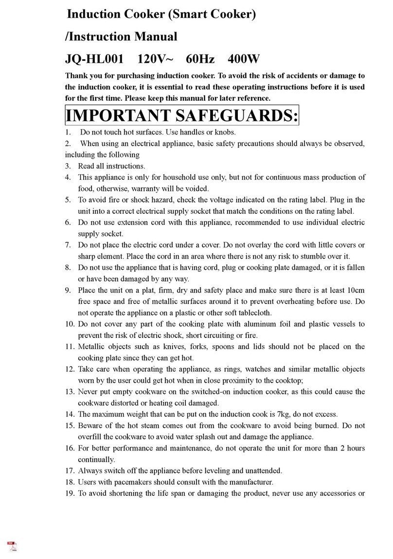 Hanlin Electrical JQ-HL001 instruction manual
