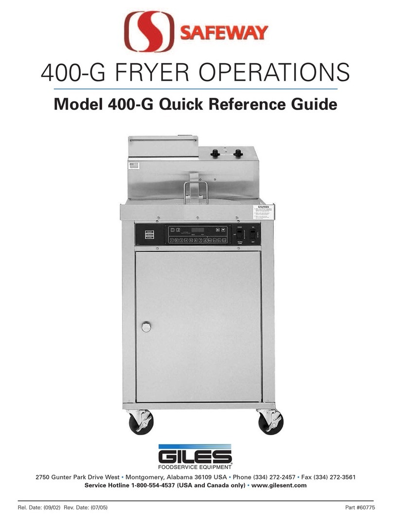 GILES Safeway 400-G User manual
