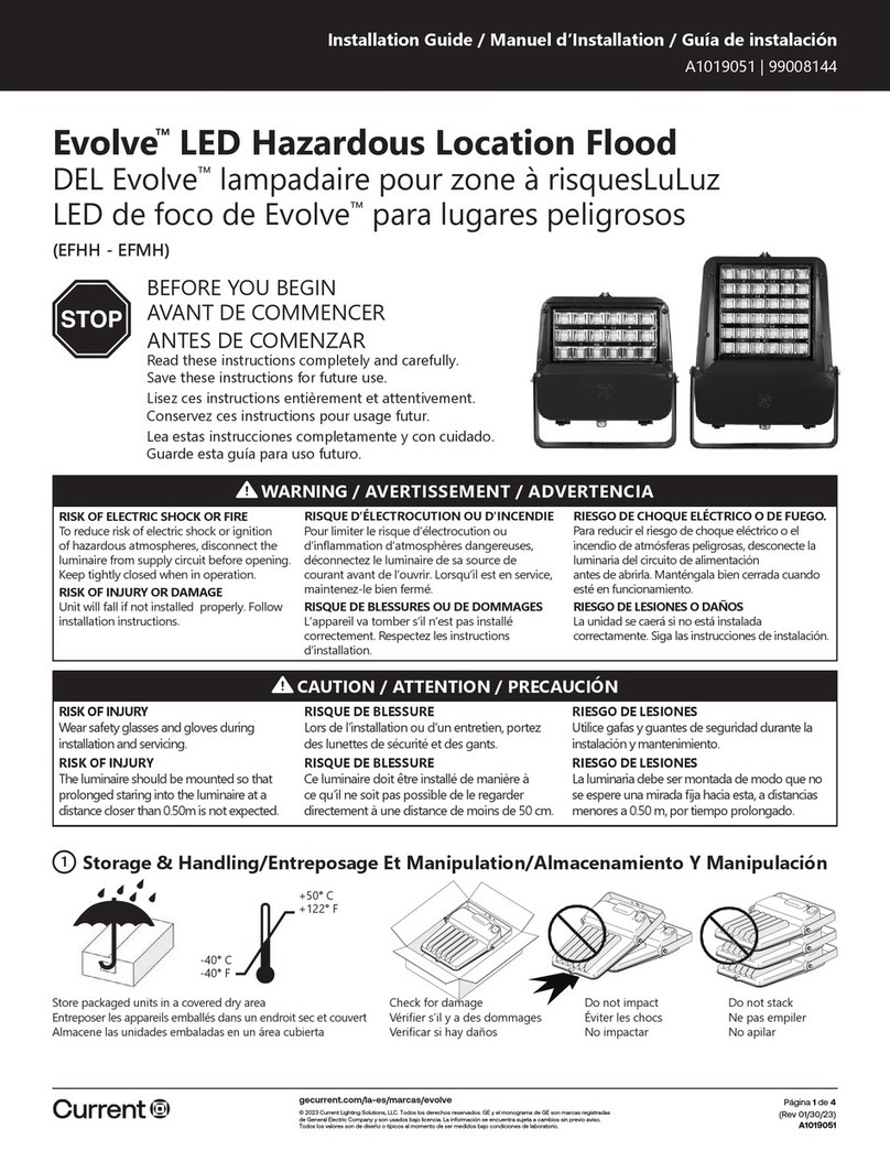 Current Evolve EFHH Series User manual