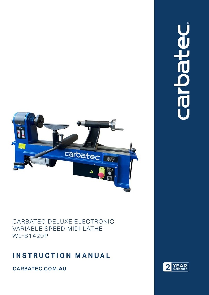 Carbatec WL-B1420P User manual