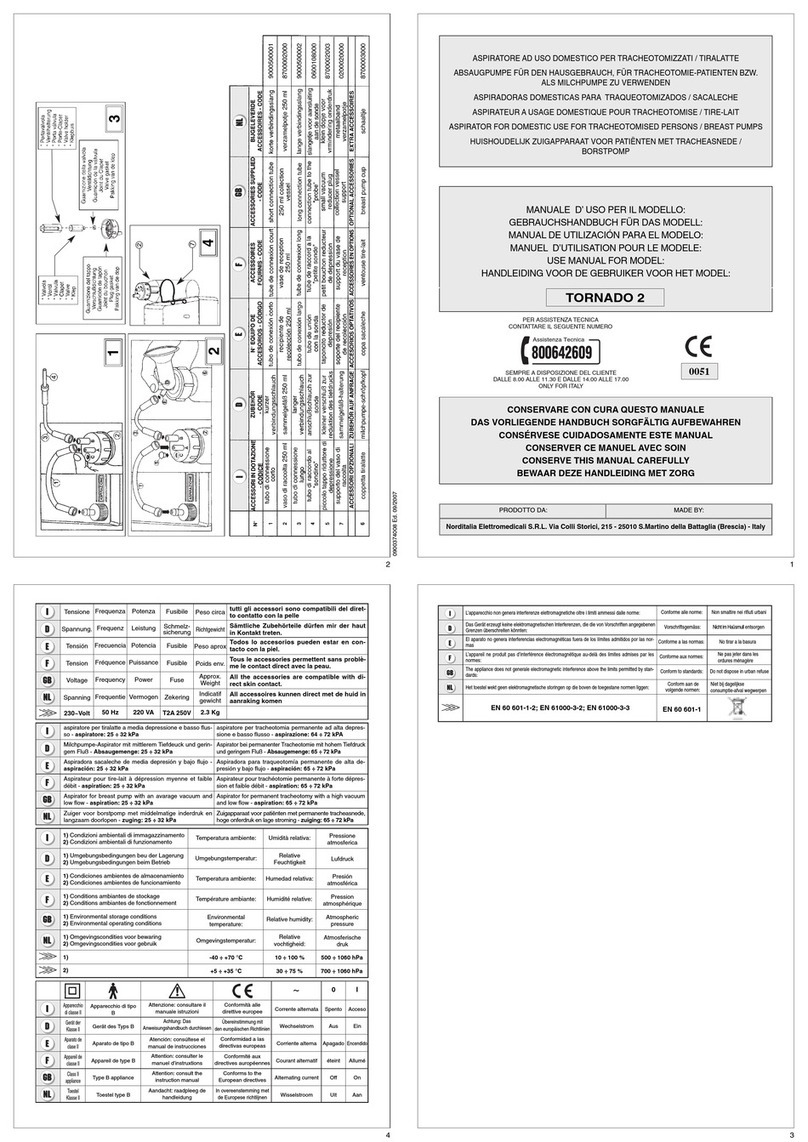 Norditalia TORNADO 2 user manual