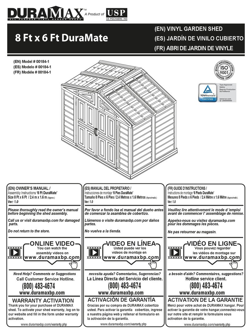 USP DURAMAX DuraMate 00184-1 User manual