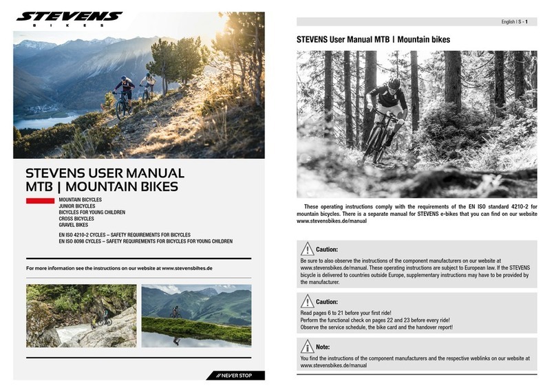 Stevens MTB User manual