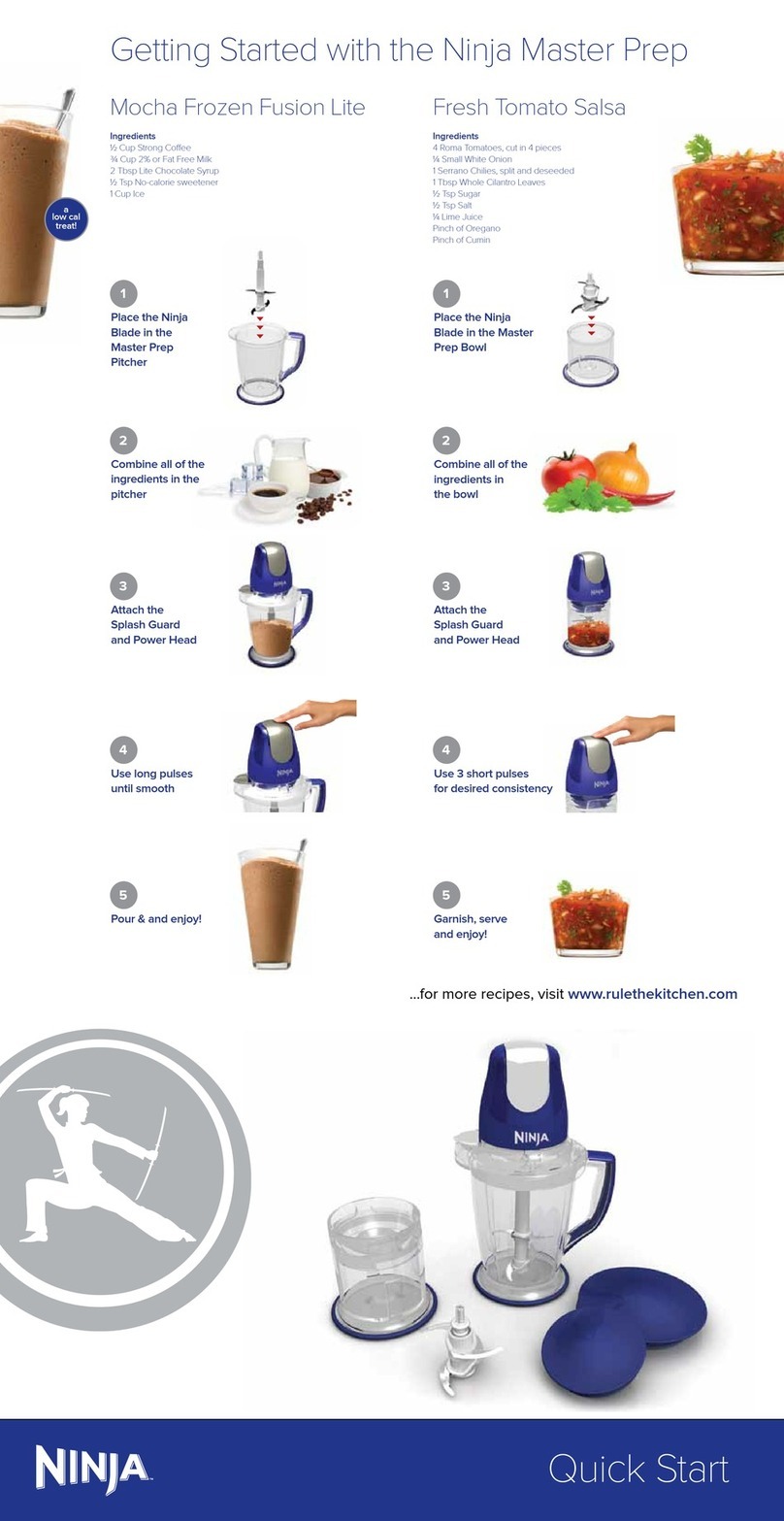 Ninja Master Prep QB900 series User manual