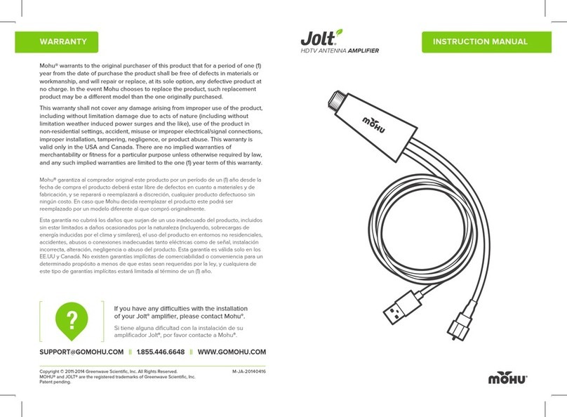 Mohu Jolt instruction manual