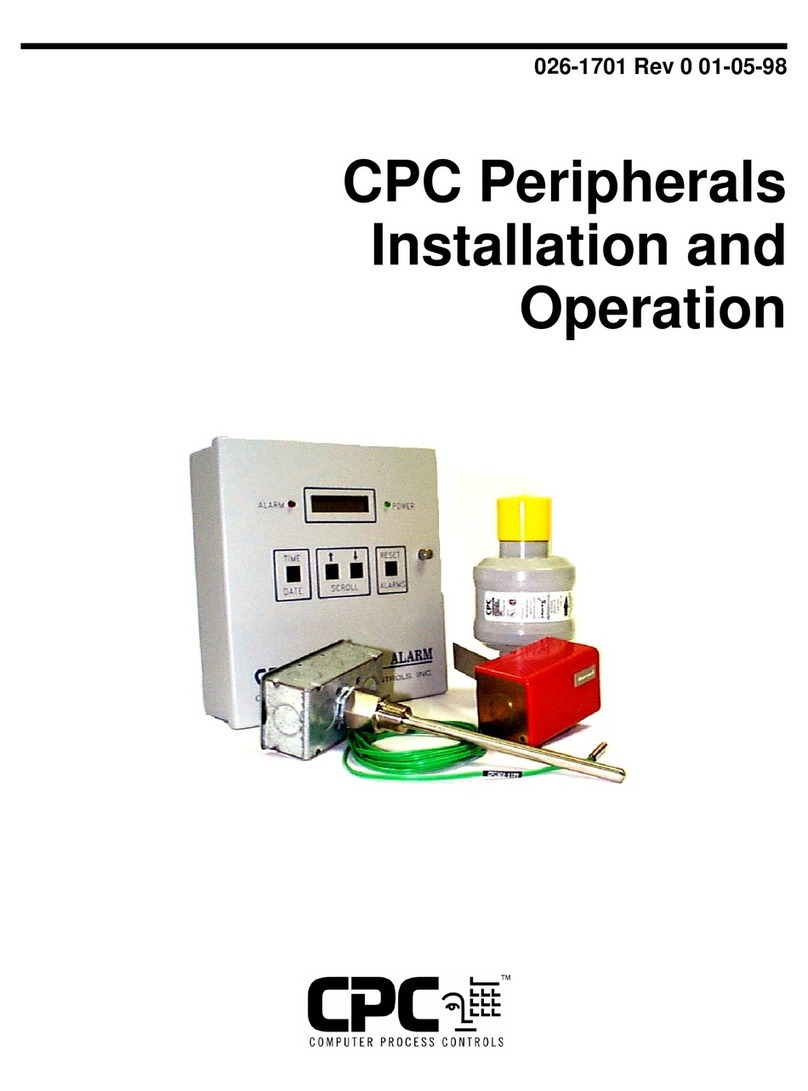 CPC 485 Installation and operation manual
