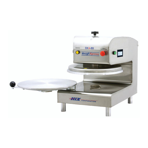 Hix dough Xpress DXA User manual