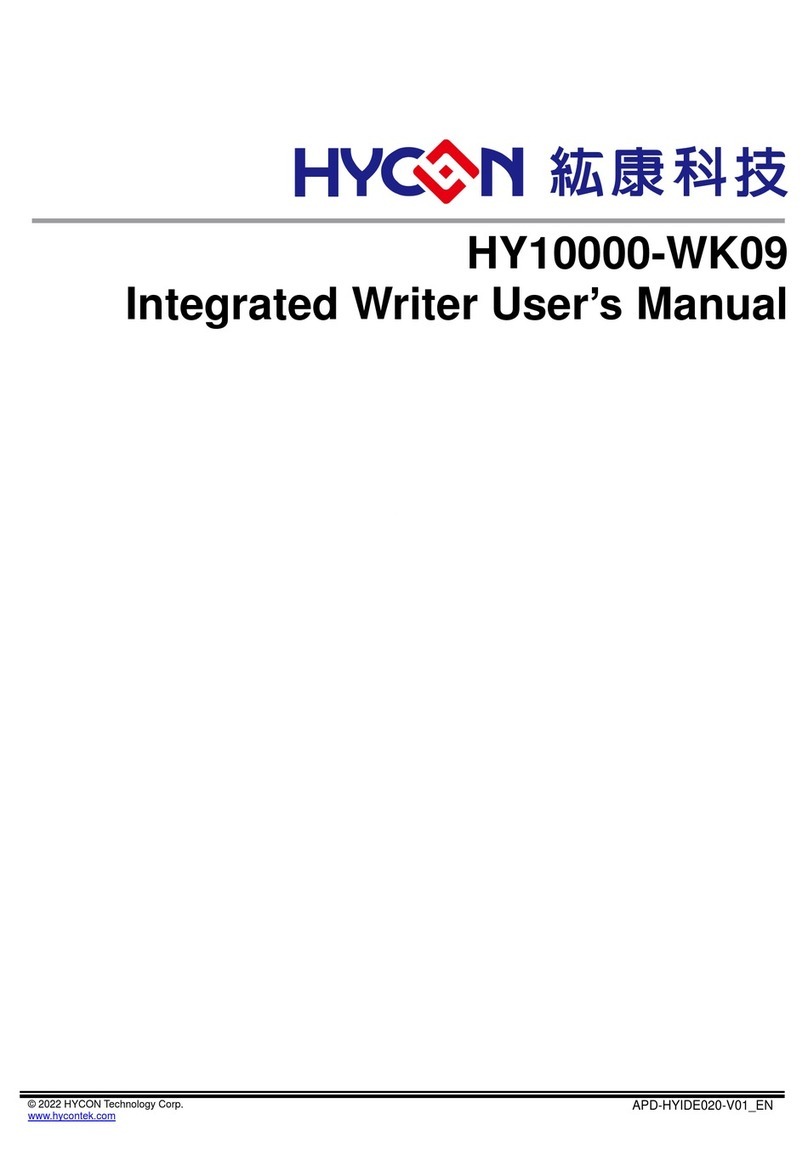 HYCON HY10000-WK09 user manual