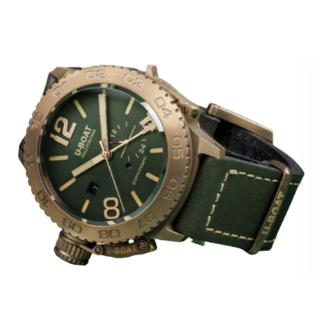 U-Boat DUAL TIME quick start guide