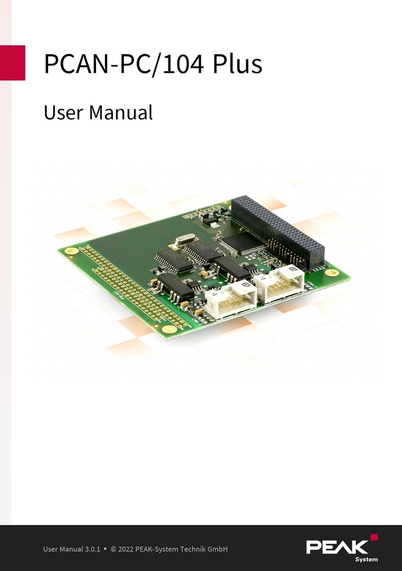 Peak PCAN-PC/104-Plus user manual