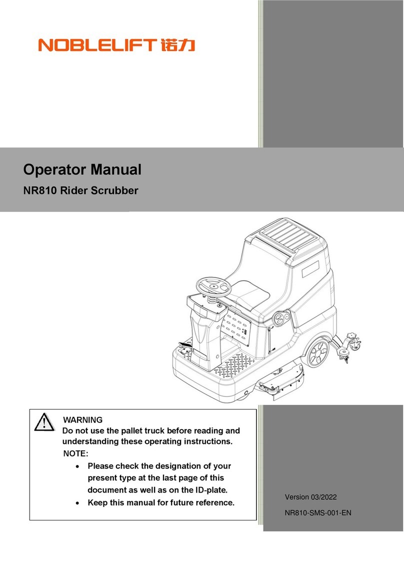 Noblelift NR810 Operator's manual