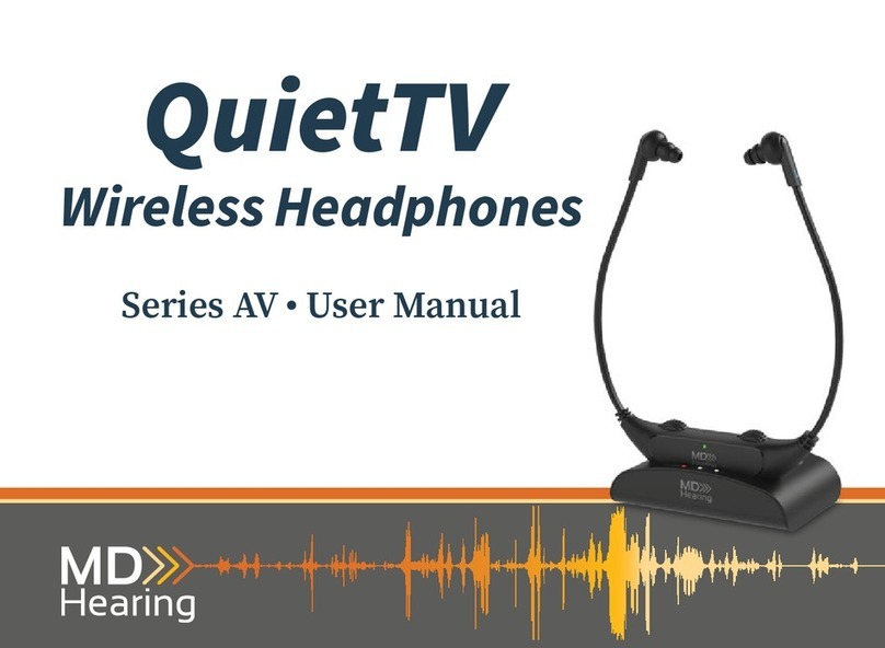 MDHearing QuietTV AV Series user manual