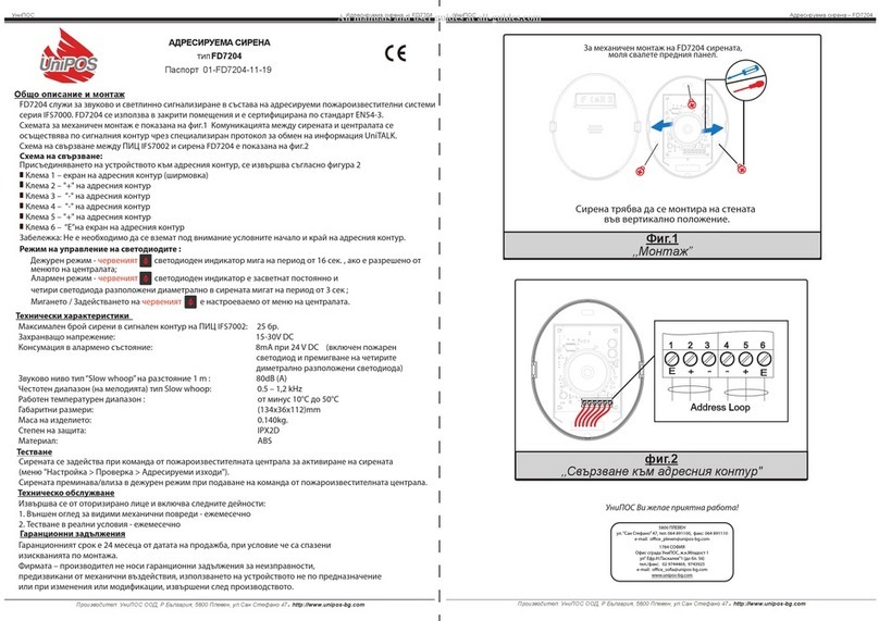 UniPOS FD7204 instruction manual UniPOS FD7204 instruction manual