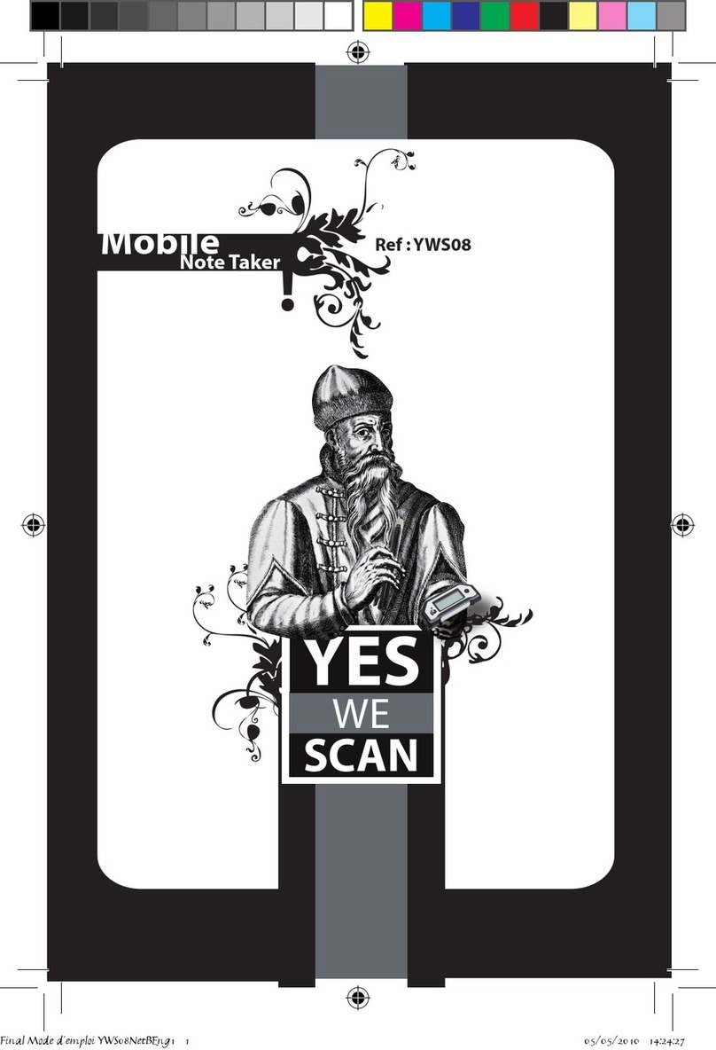 Yes We Scan CPK-S100 User manual
