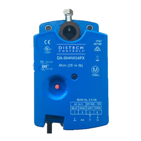 Distech Controls DA-004N024PX installation instructions