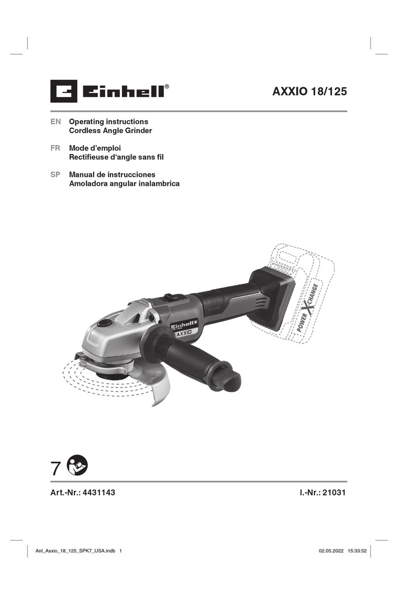EINHELL AXXIO 18/125 User manual