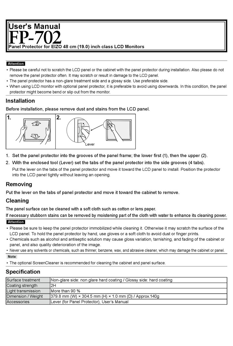 Eizo FP-702 User manual