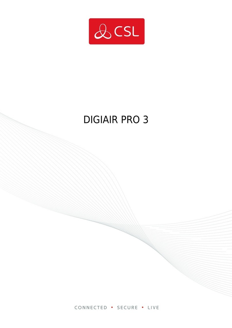 CSL DigiAir Pro 3 manual