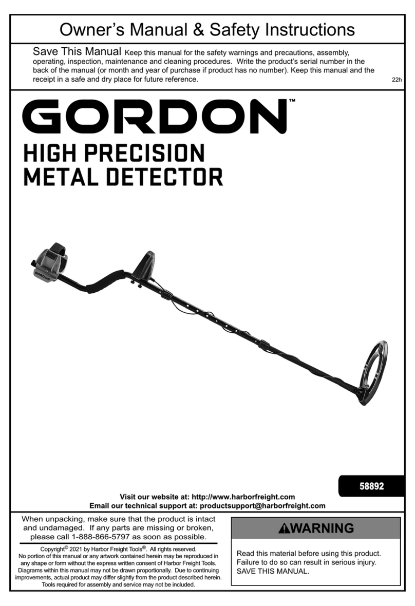 Gordon 58892 Owner's manual & safety instructions