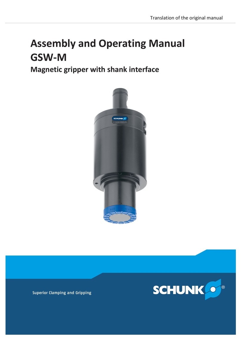 SCHUNK GSW-M User instructions SCHUNK GSW-M User instructions
