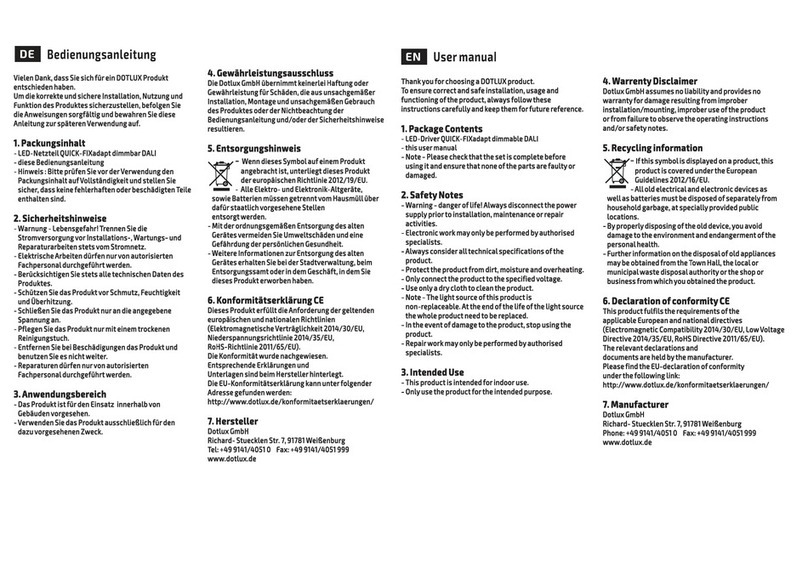 DOTLUX 4938 quick start guide