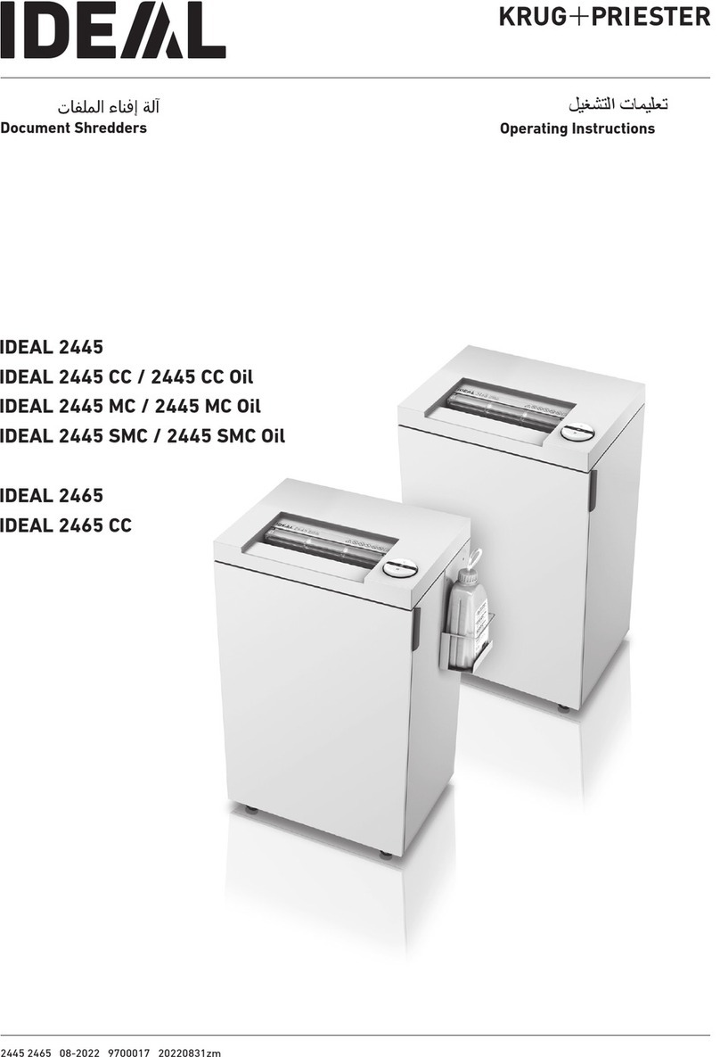 KRUG+PRIESTER IDEAL 2445 User manual