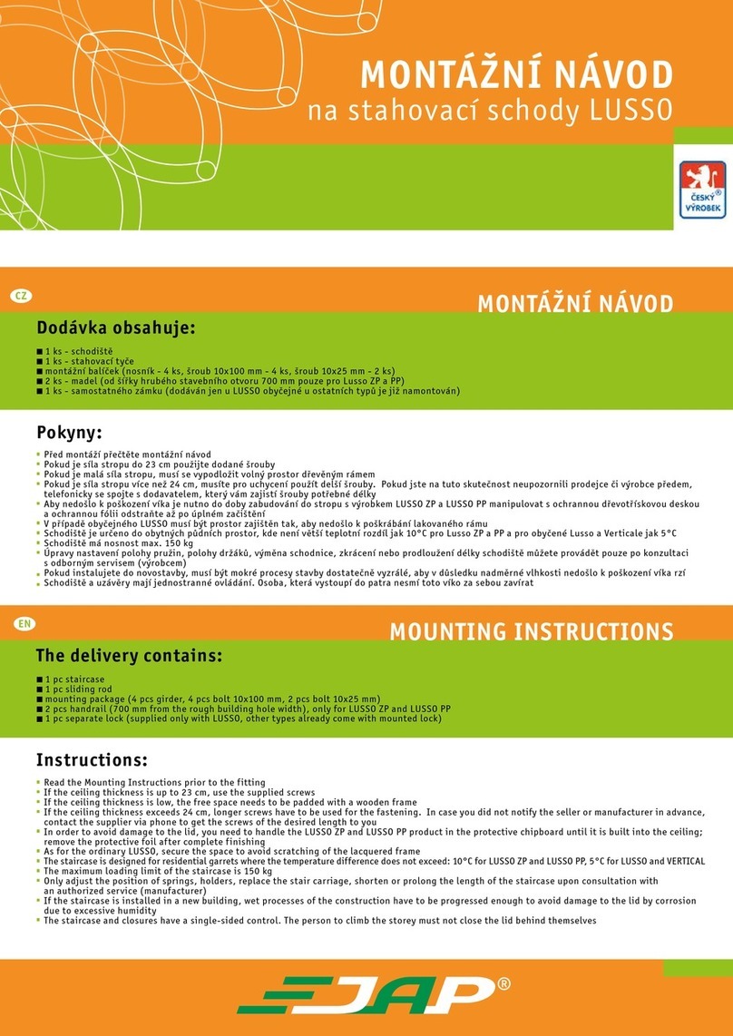 JAP LUSSO User manual