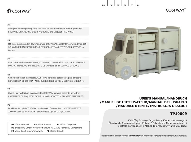 Costway TP10009 user manual