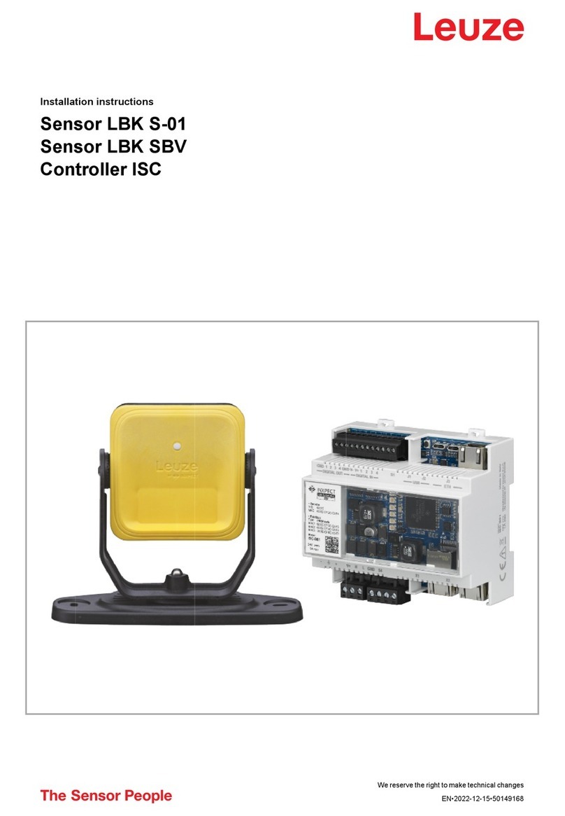 Leuze LBK S-01 installation instructions
