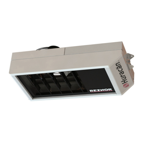 Reznor HURACAN H25 Series Installation, operation and maintenance
