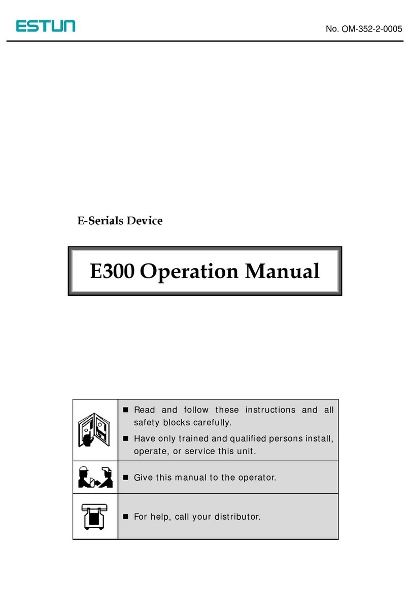 Estun E-Series Operation manual