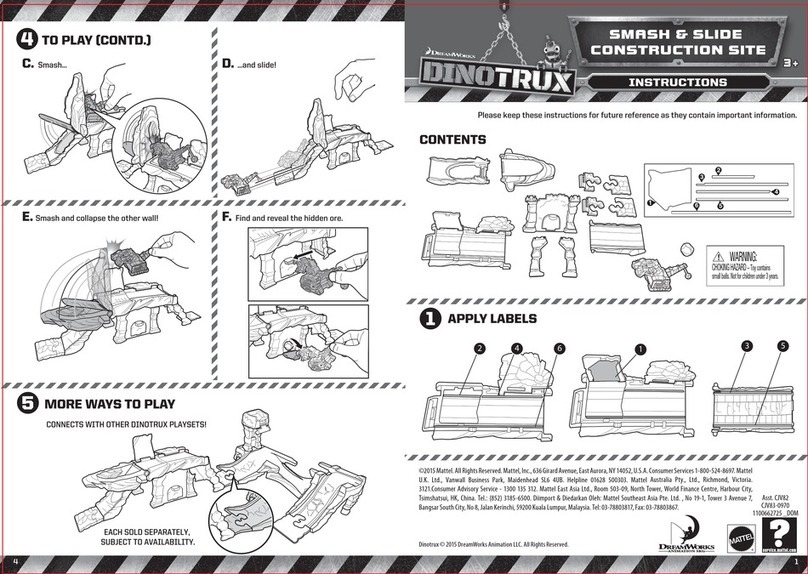 Mattel DINOTRUX CJV82 User manual