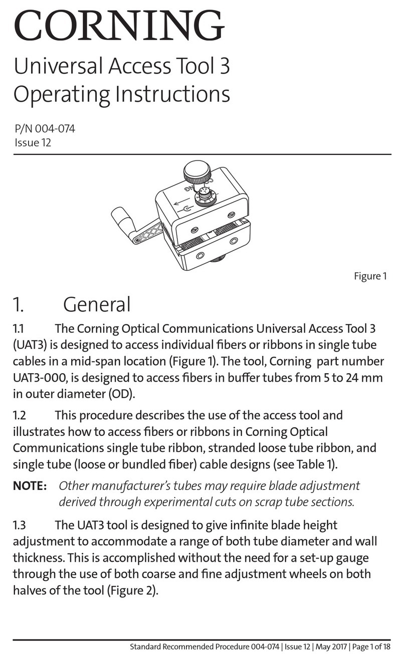 CORNING Universal Access Tool 3 operating instructions