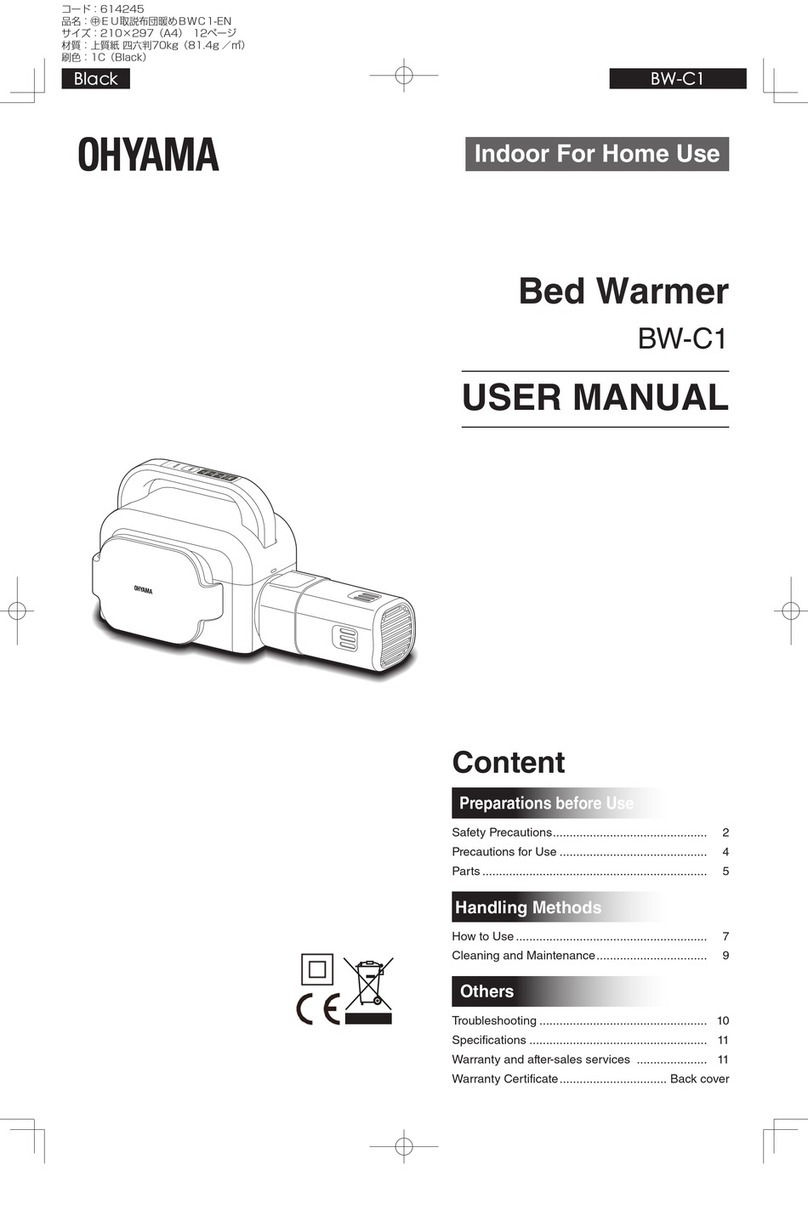 Ohyama BW-C1 user manual
