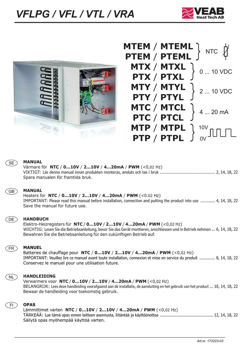 VEAB VFLPG User manual