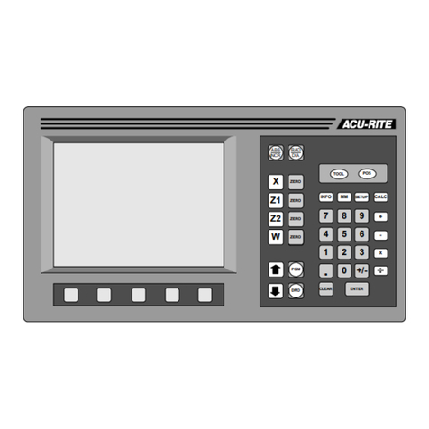 ACU-RITE VRO 300T User manual ACU-RITE VRO 300T User manual