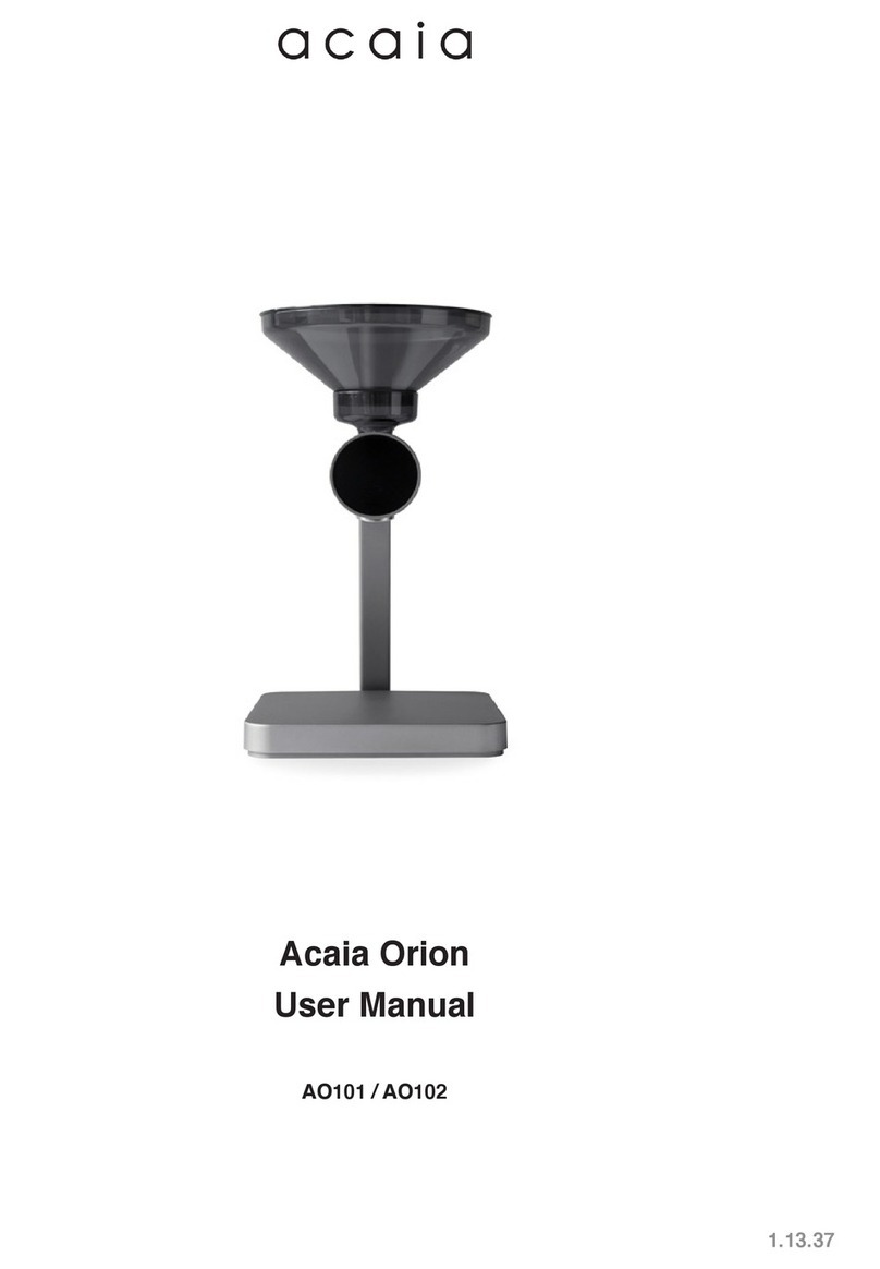 acaia AO101 User manual