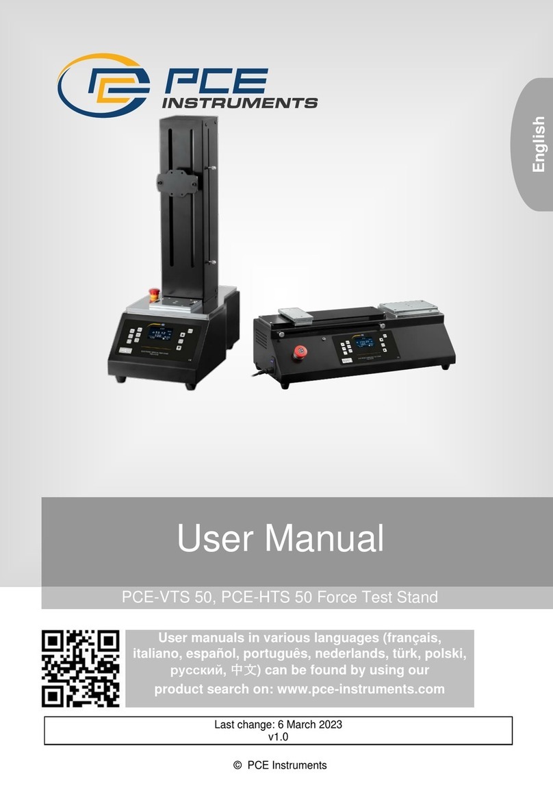 PCE Instruments PCE-VTS 50 user manual