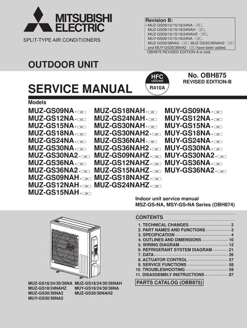Mitsubishi Electric MUZ-GS09NA User manual