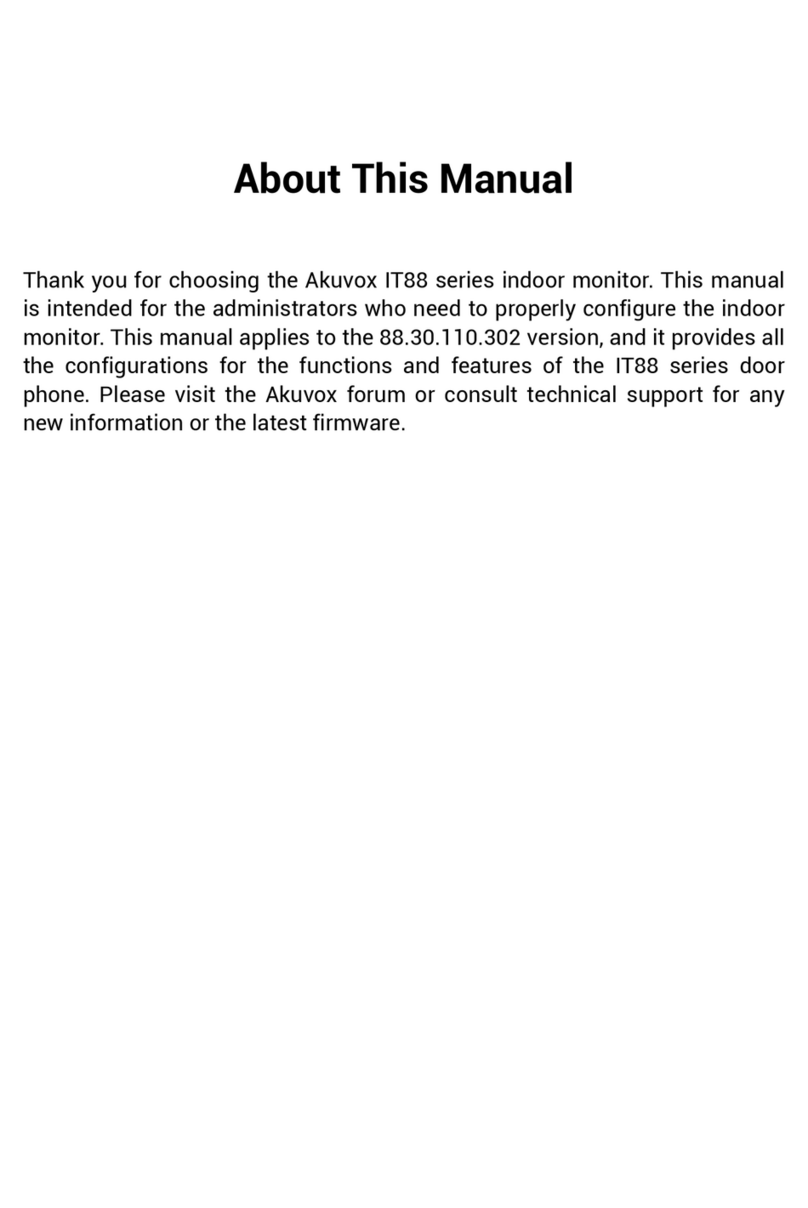 Akuvox IT88 Series User manual