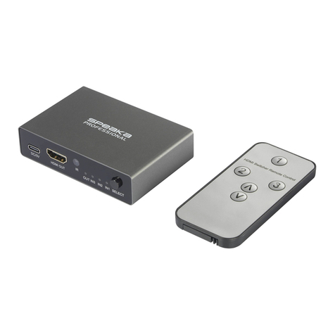 Speaka Professional SP-HDS-210 User manual